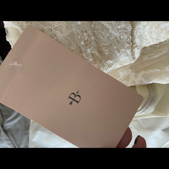 NWT BHLDN by Anthropologie Off-White Wedding Gown - Picture 9 of 15